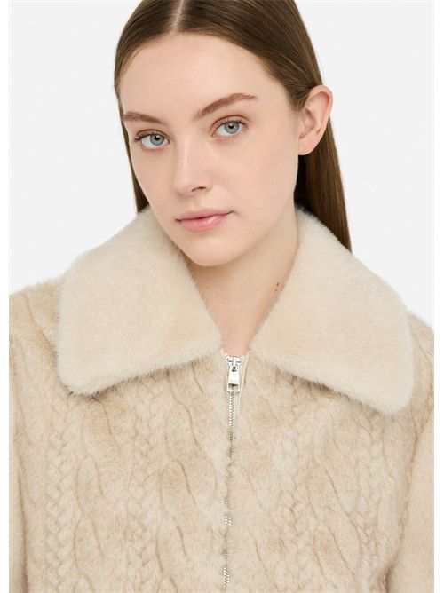 Bomber in teddy con trecce LIU JO | MF5094E1044/W9868